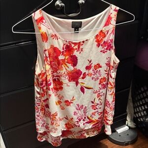 Floral Sleeveless Women's Top